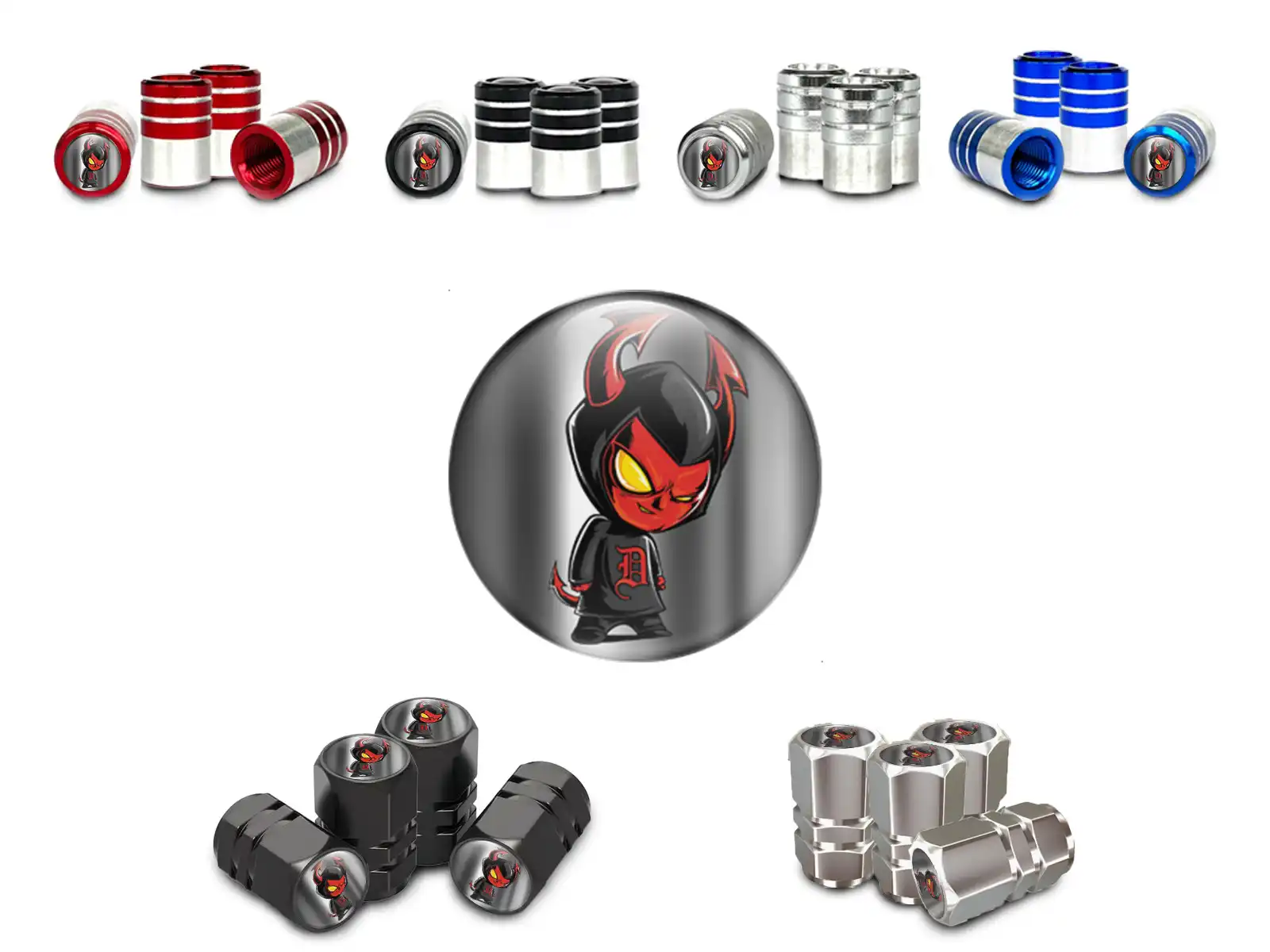 Tyres Valve Caps for Truck Modern Design
